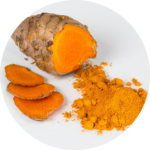 Kurkuma kurkuma-rund